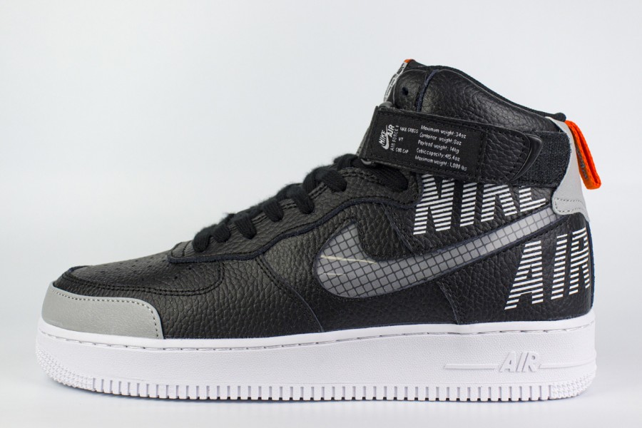 кроссовки Nike Air Force 1 High Under Construction Black