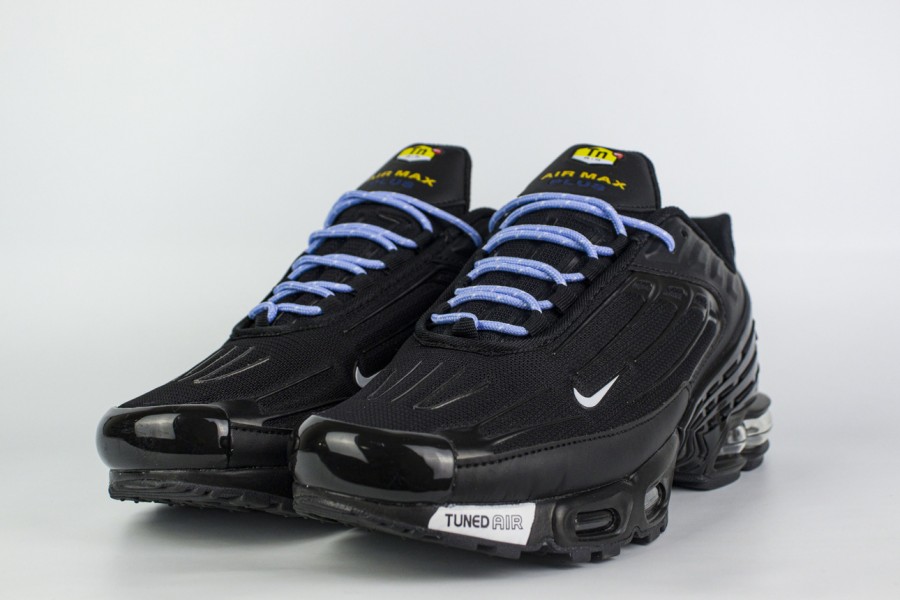 кроссовки Nike Air Max Plus 3 Tn Black / Blue Laces