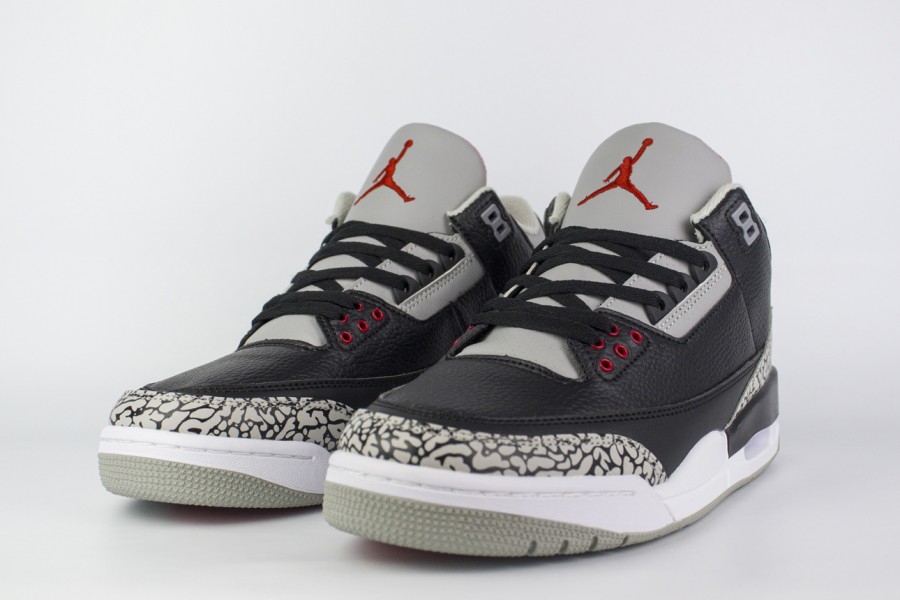 кроссовки Nike Air Jordan 3 Black Cement