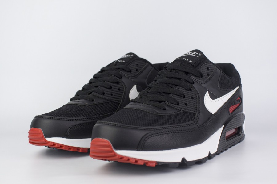 кроссовки Nike Air Max 90 Black / White / Red