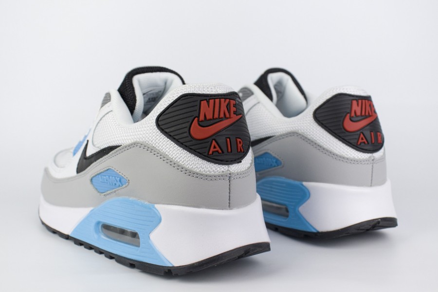 кроссовки Nike Air Max 90 White / Blue