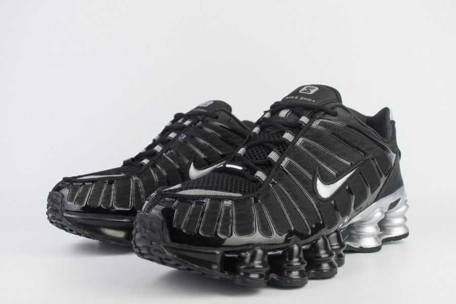 кроссовки Nike Shox TL Triple Black / Silver