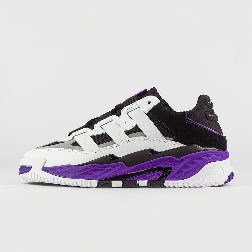 кроссовки Adidas Niteball White / Purple new