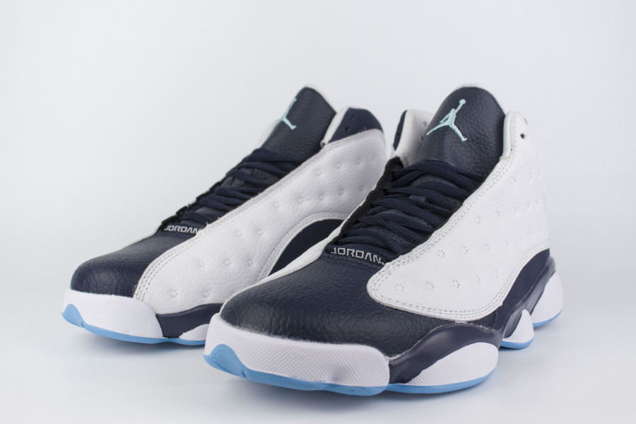 кроссовки Nike Air Jordan 13 White / Blue