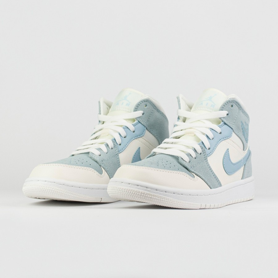кроссовки Nike Air Jordan 1 Wmns Blue / White