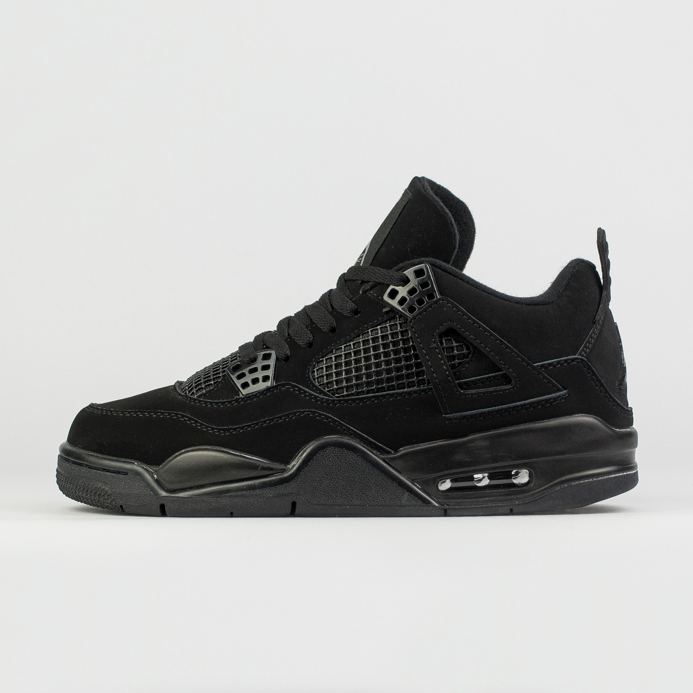 All black jordan sales 4 retro