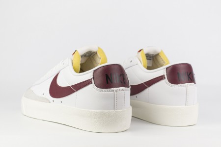 кроссовки Nike Blazer Low 77 Leather White / Red