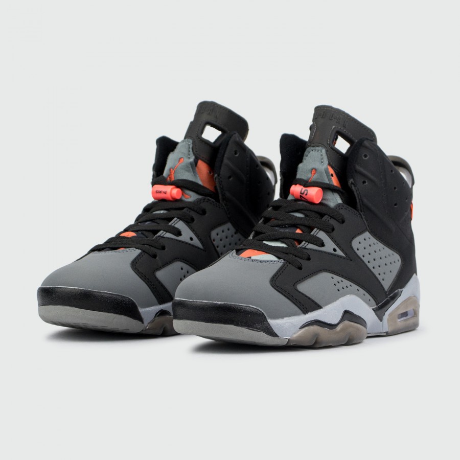 кроссовки Nike Air Jordan 6 Grey / Black