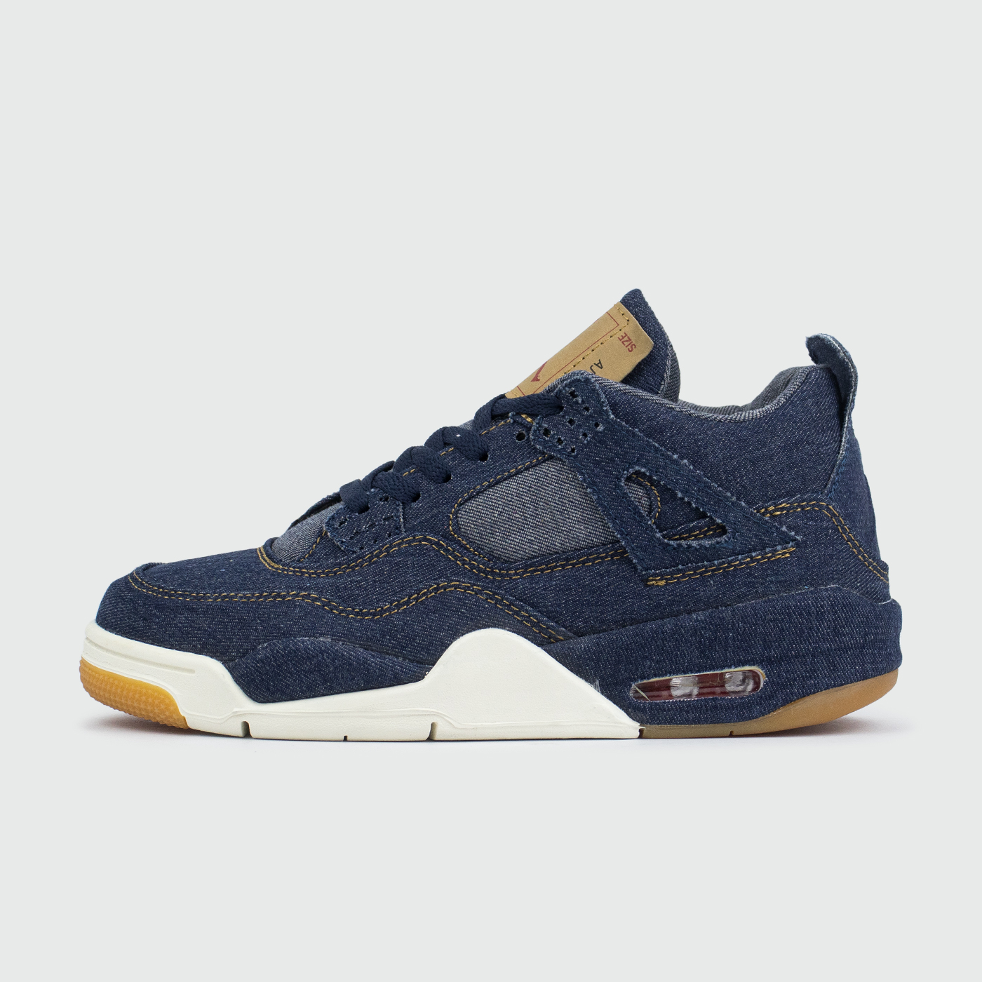 Denim air jordan 4 on sale