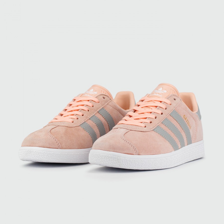 кроссовки Adidas Gazelle Suede Pink / Grey Str.