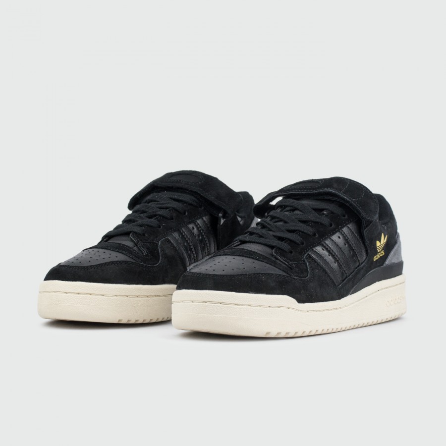 кроссовки Adidas Forum Low Black / White new