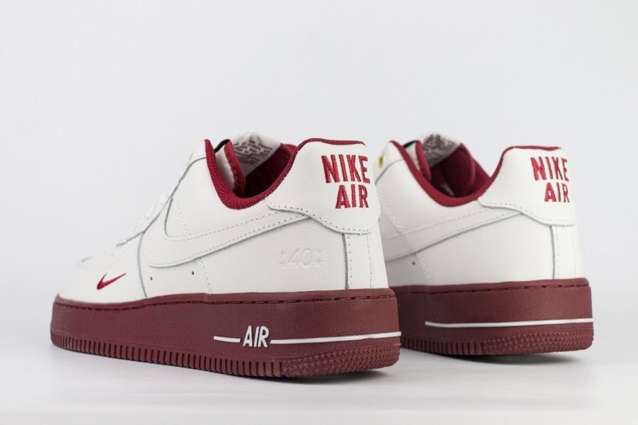 кроссовки Nike Air Force 1 Low Cream Team Red