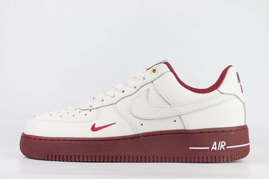 кроссовки Nike Air Force 1 Low Cream Team Red