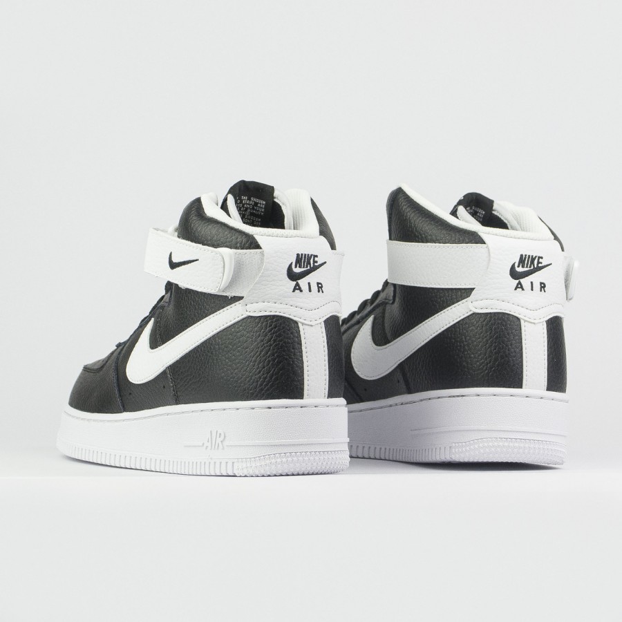 кроссовки Nike Air Force 1 Mid Black / White