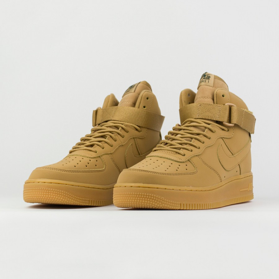 кроссовки Nike Air Force 1 Mid Flax