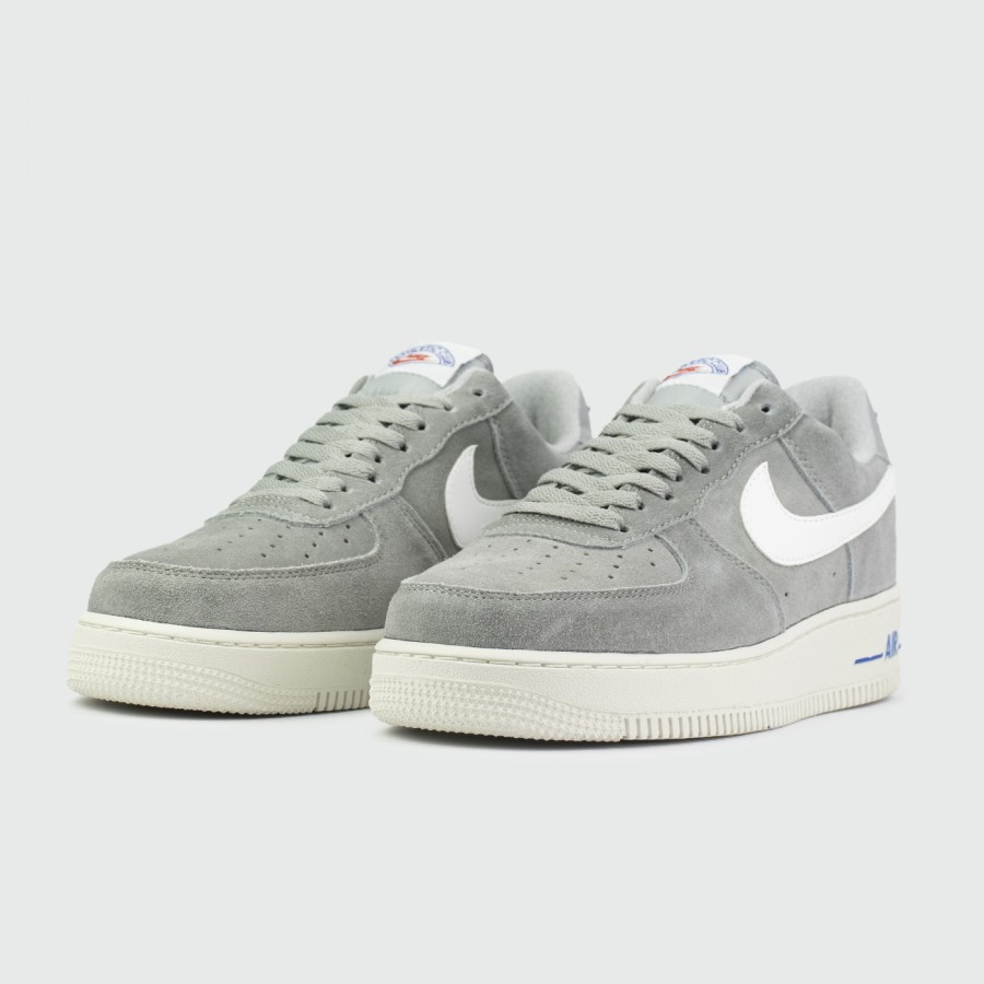 кроссовки Nike Air Force 1 Low Suede Grey / Wh.