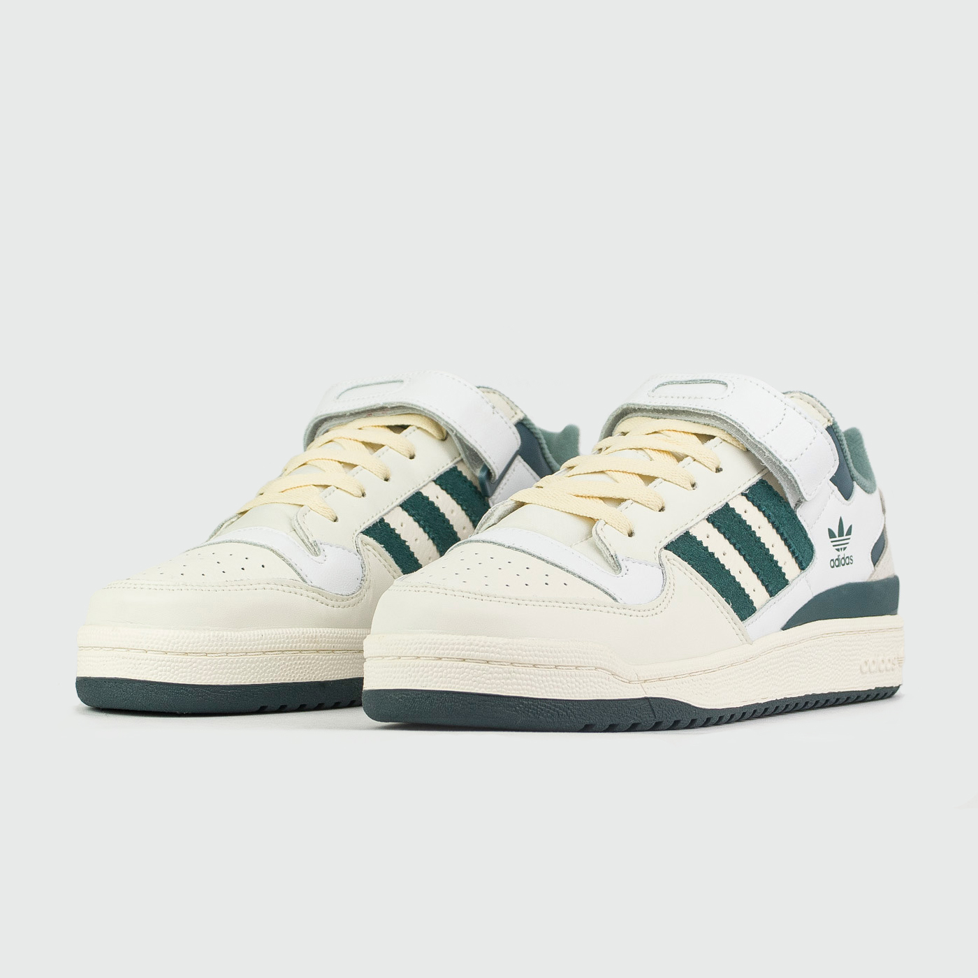 Кроссовки Adidas Forum Low White / Green