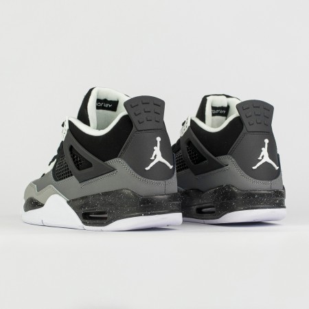 кроссовки Nike Air Jordan 4 Retro Black / Grey Qual.