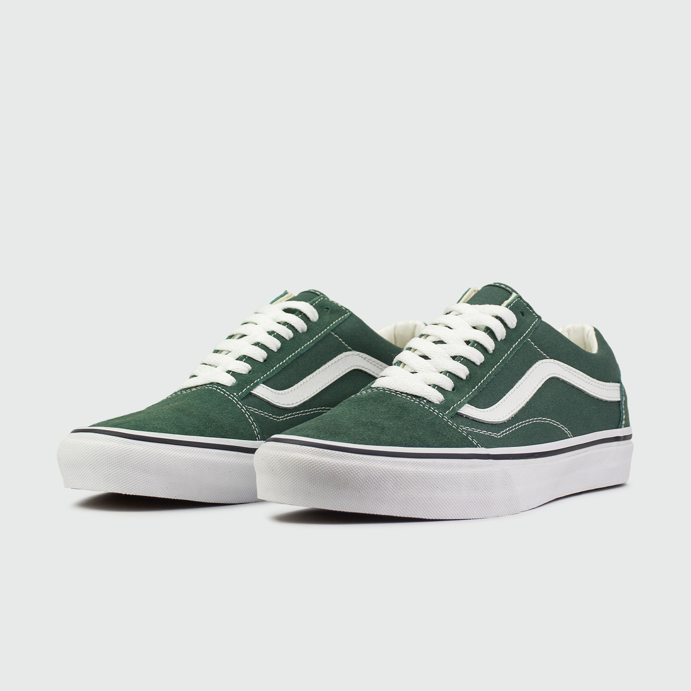 Кеды Vans Old Skool Green / White