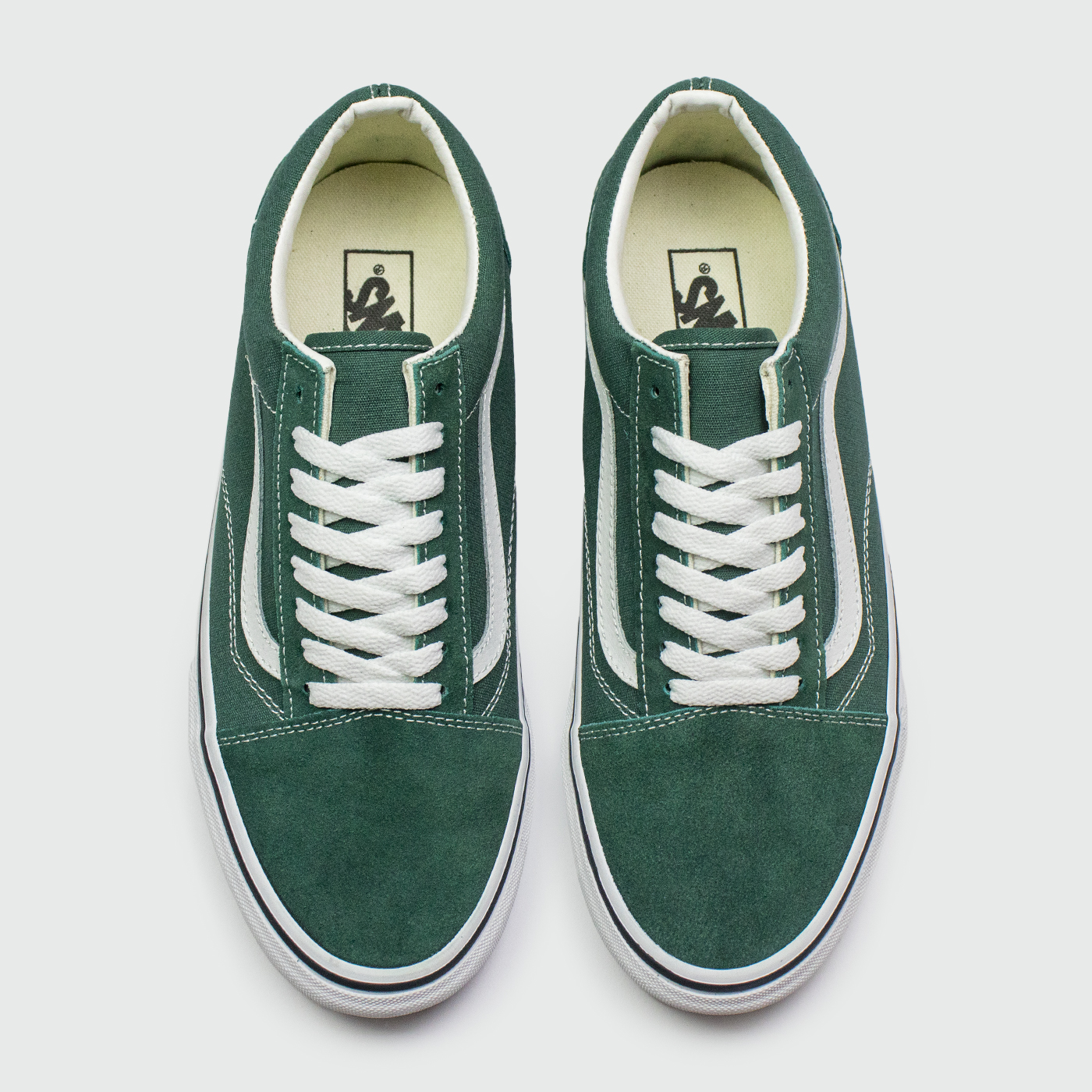 Кеды Vans Old Skool Green / White