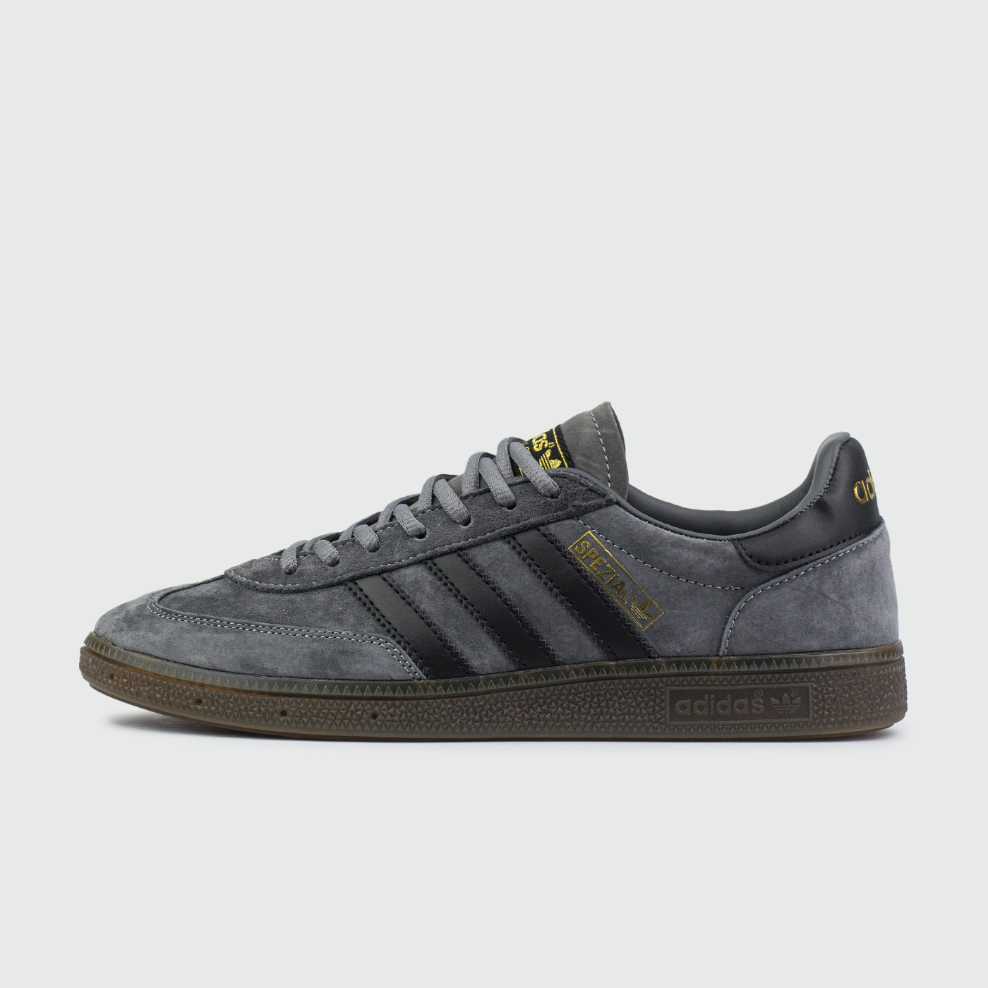 Кроссовки Adidas Spezial Dark Grey Black Str. / Gum Ftwr.
