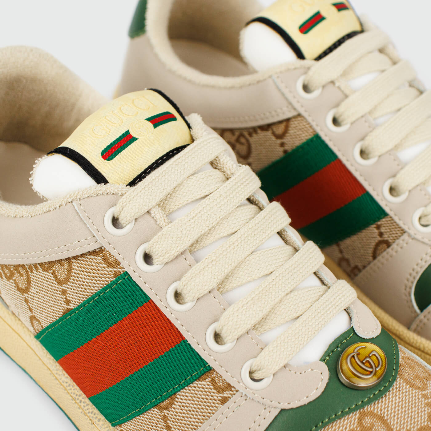 Кроссовки GUCCI Screener Canvas Green