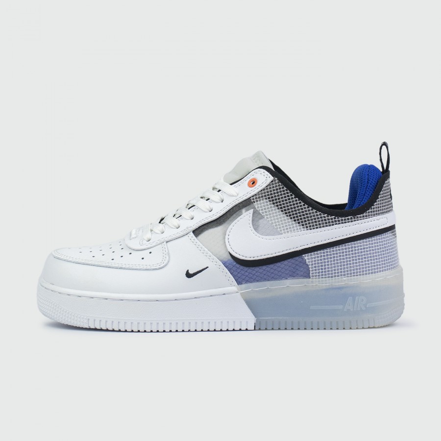 кроссовки Nike Air Force 1 Low React Split White Blue