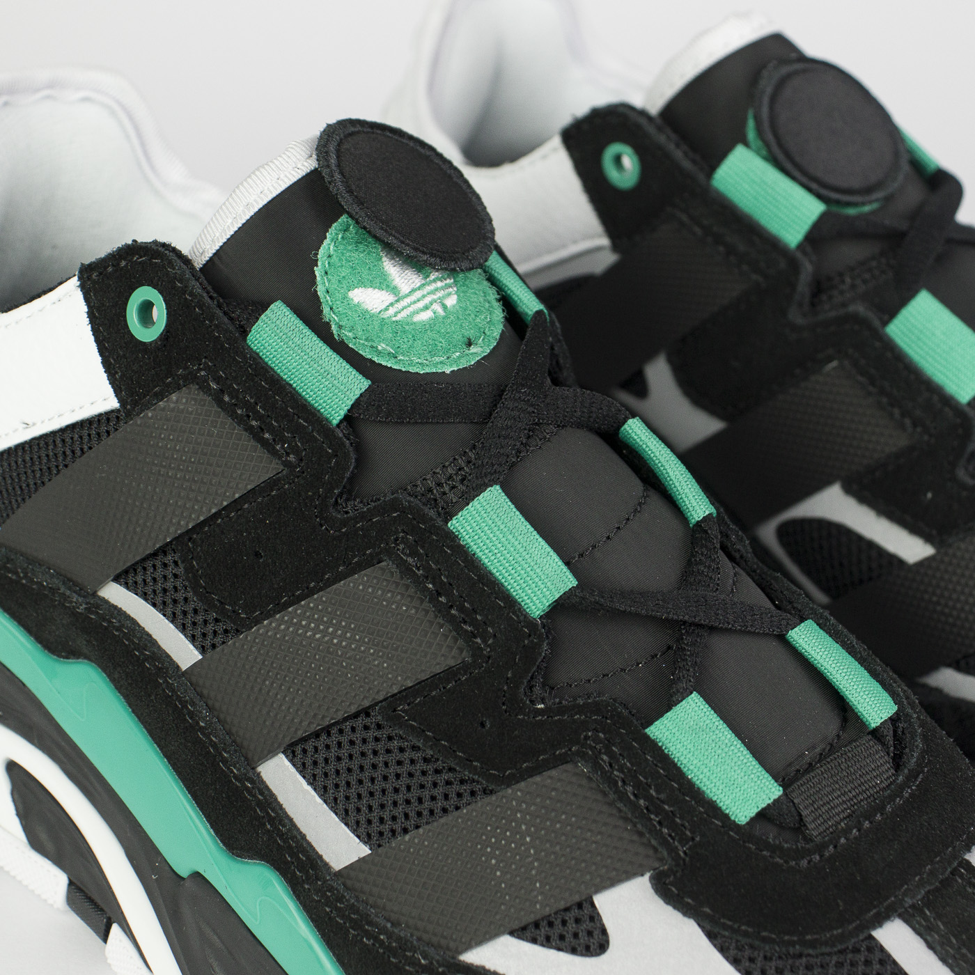 Кроссовки Adidas Niteball Wmns Black / Green new