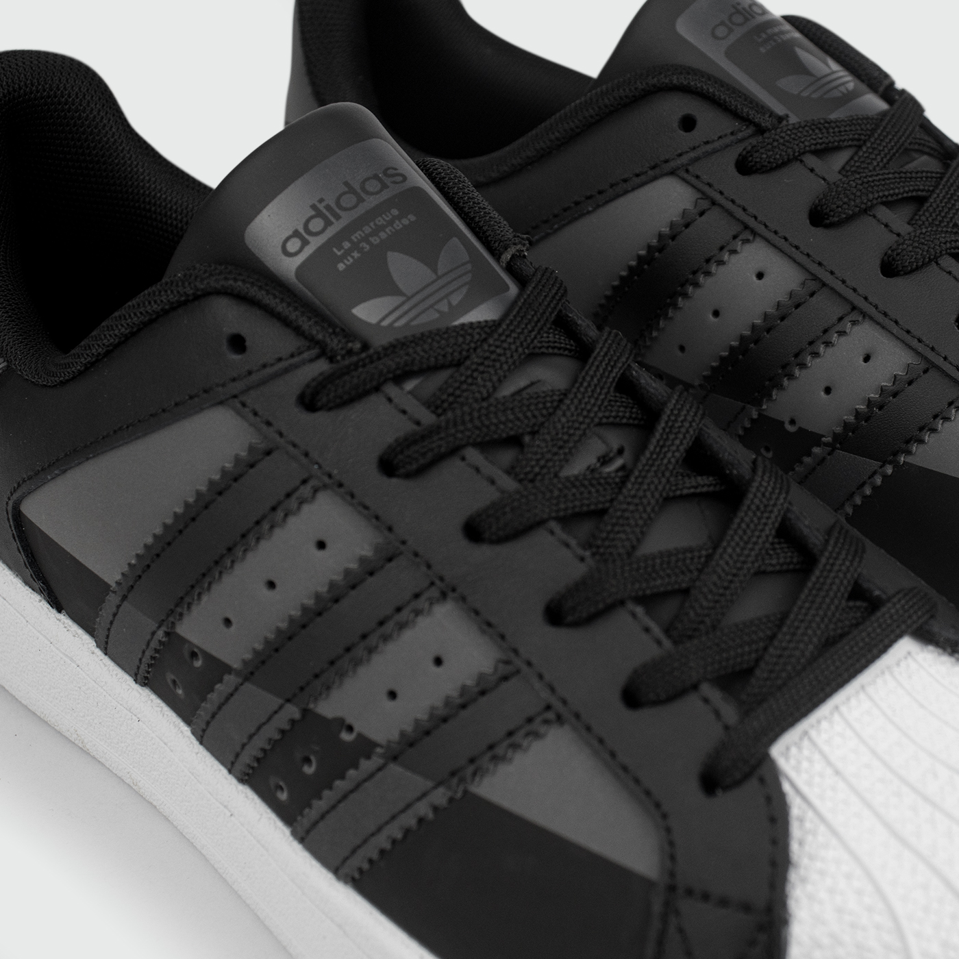 Adidas SuperStar Wmns Black Grey White 3195