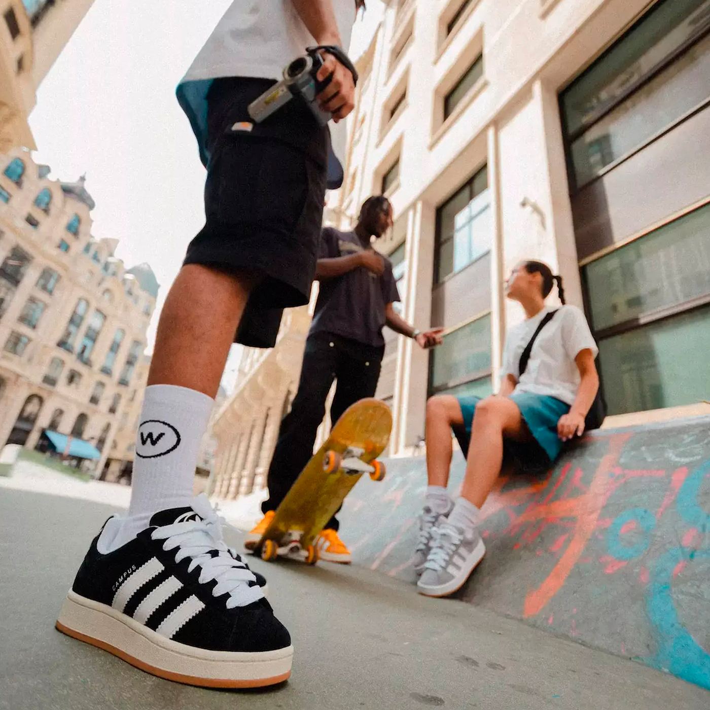 Кроссовки Adidas Campus 00s Wmns Black / Gum