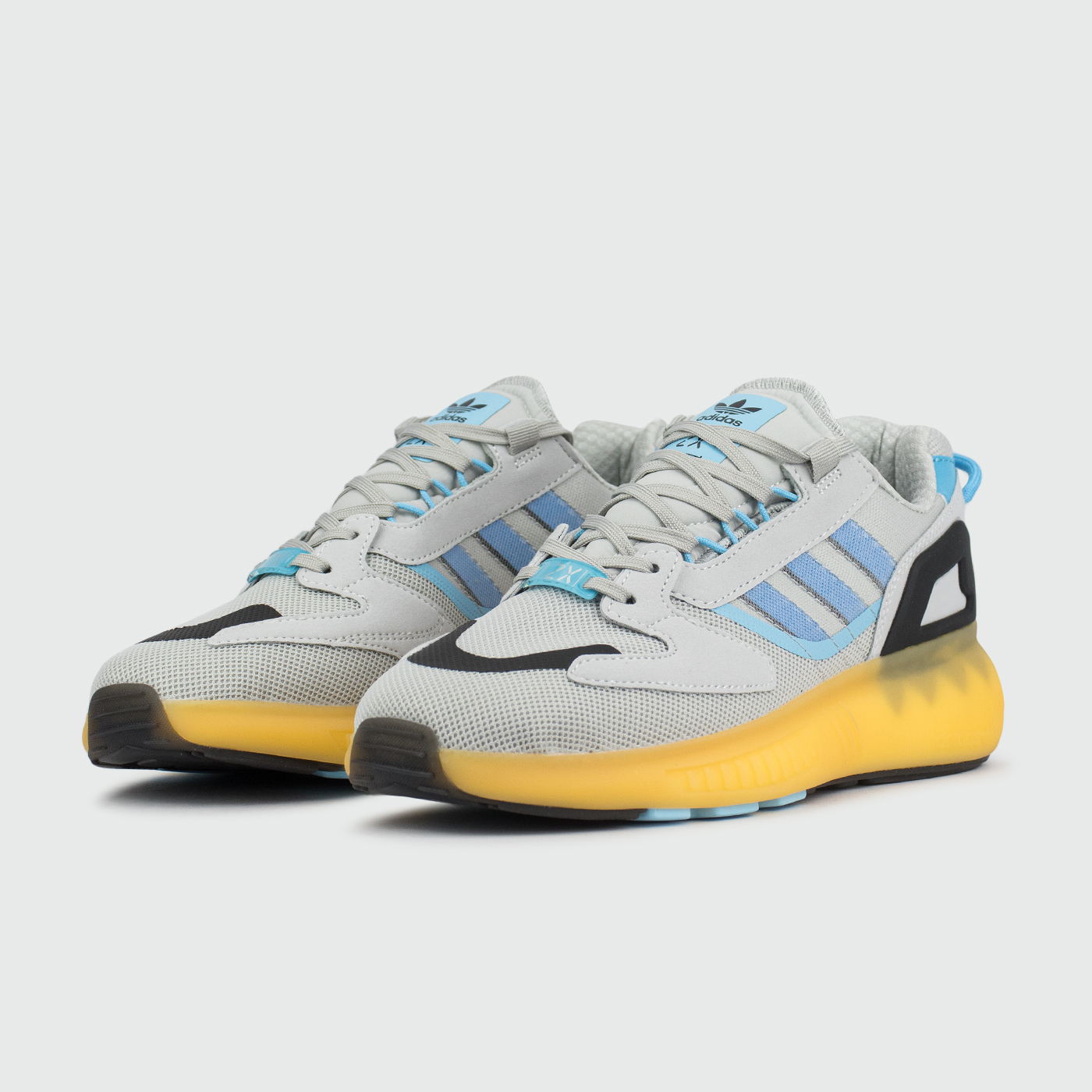 Кроссовки Adidas ZX 5K Boost Sky Blue / Yellow