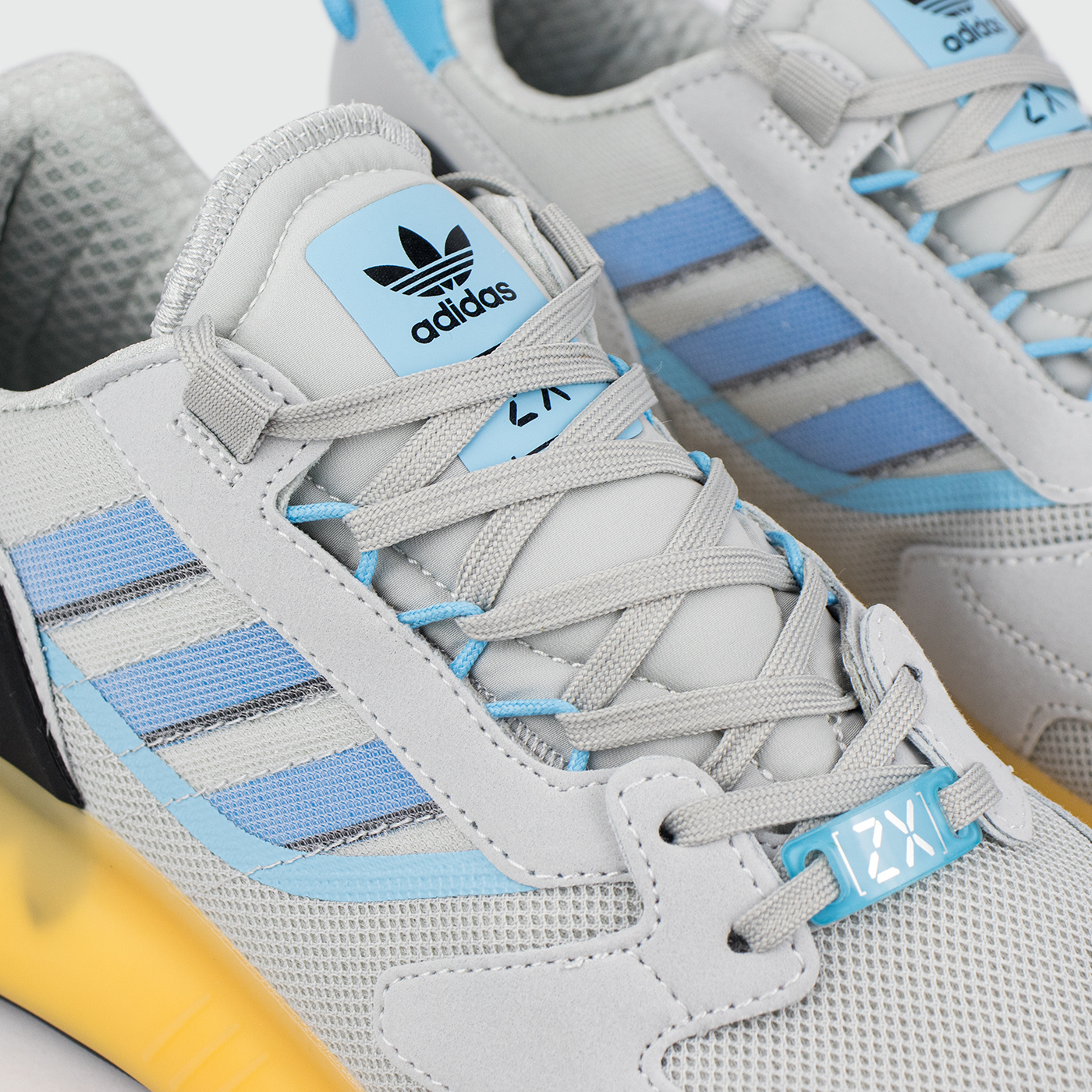 Кроссовки Adidas ZX 5K Boost Sky Blue / Yellow