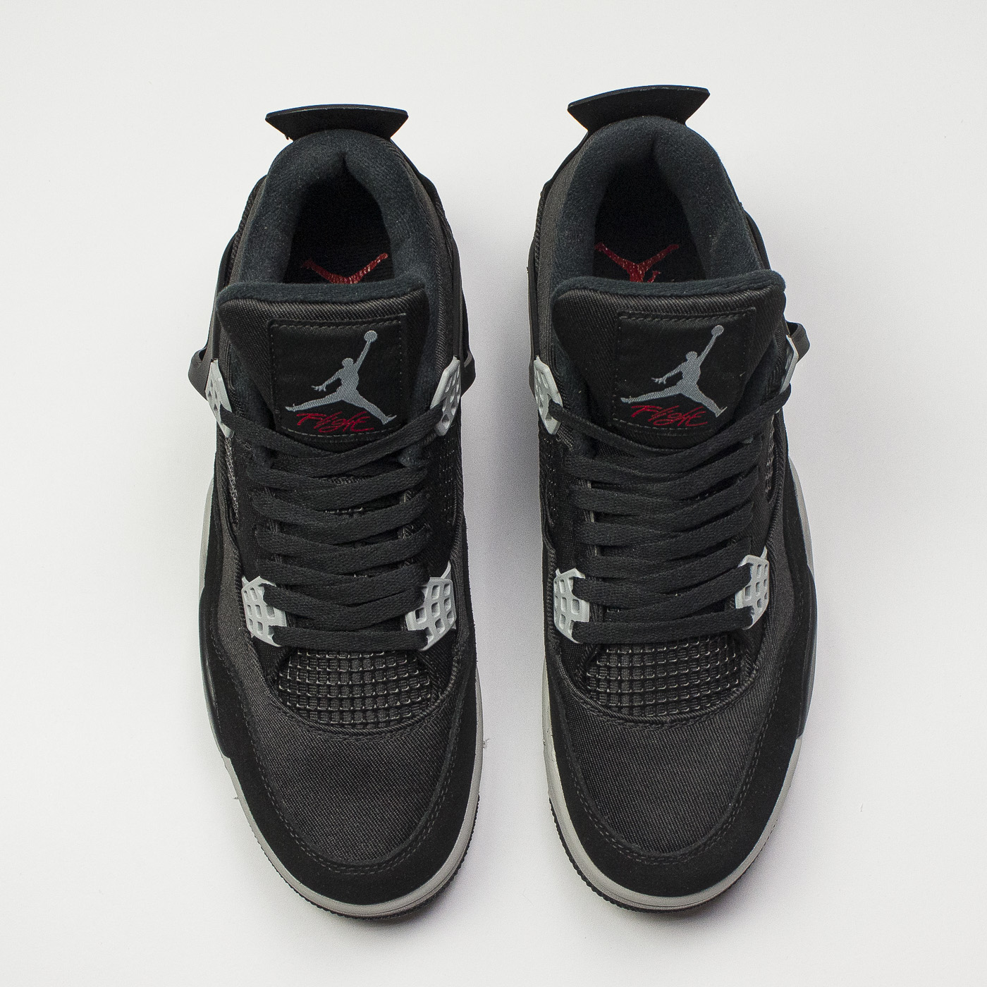 Кроссовки Nike Air Jordan 4 Wmns Black Canvas Qual.