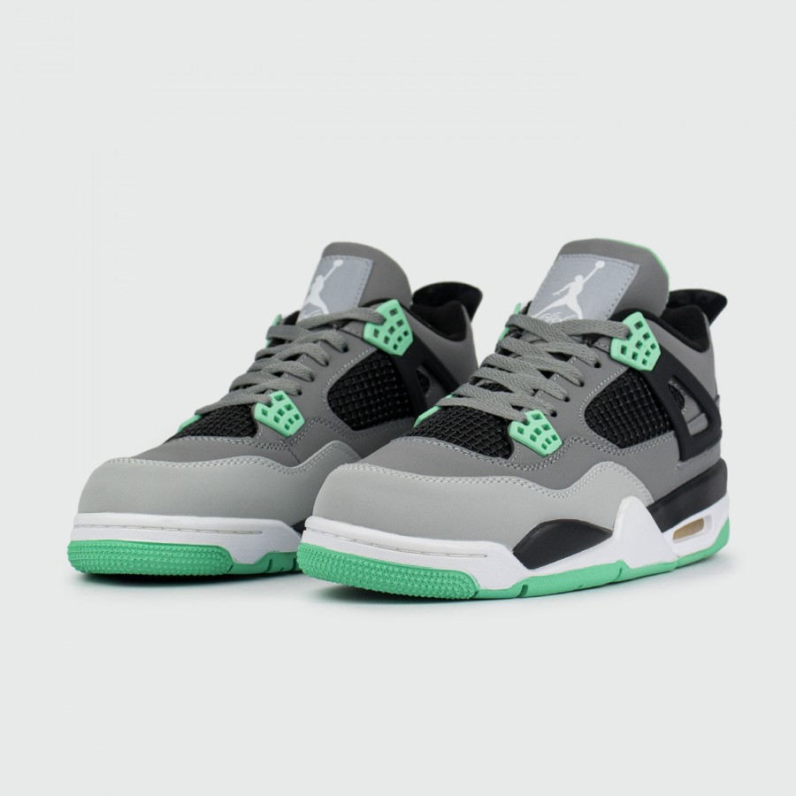 кроссовки Nike Air Jordan 4 Retro Green Glow Qual.