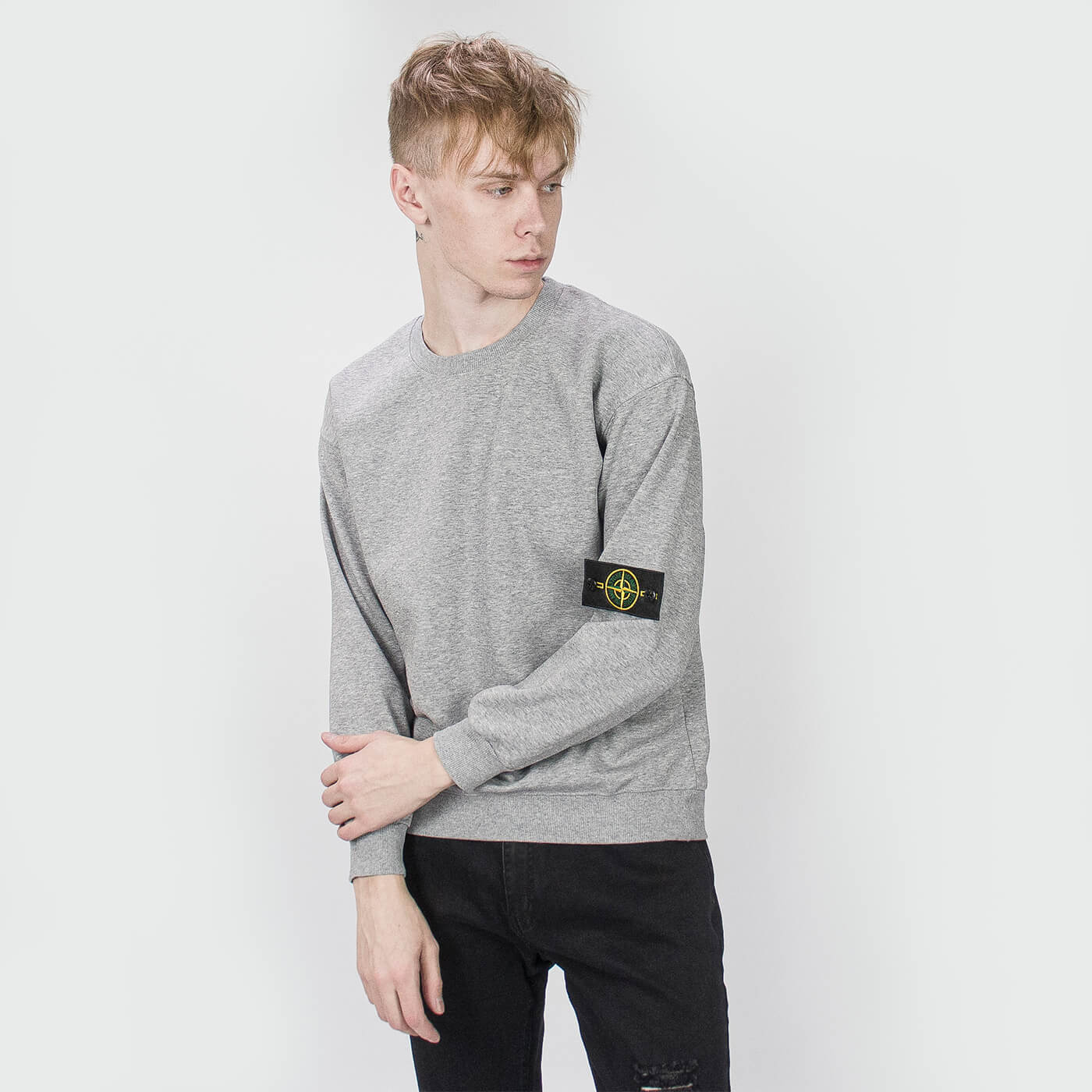 Свитшот Stone Island Grey