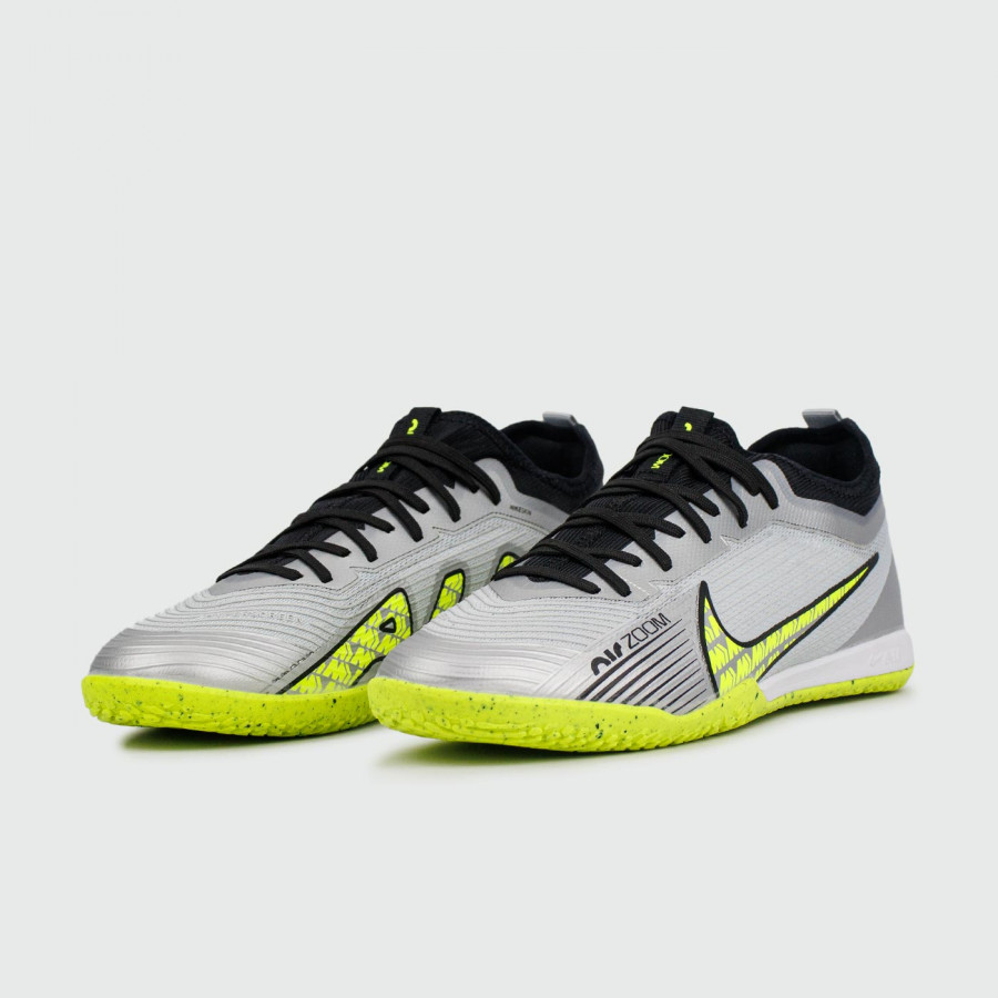 бампы Nike Air Zoom Mercurial Vapor XV Pro IC Grey Yellow
