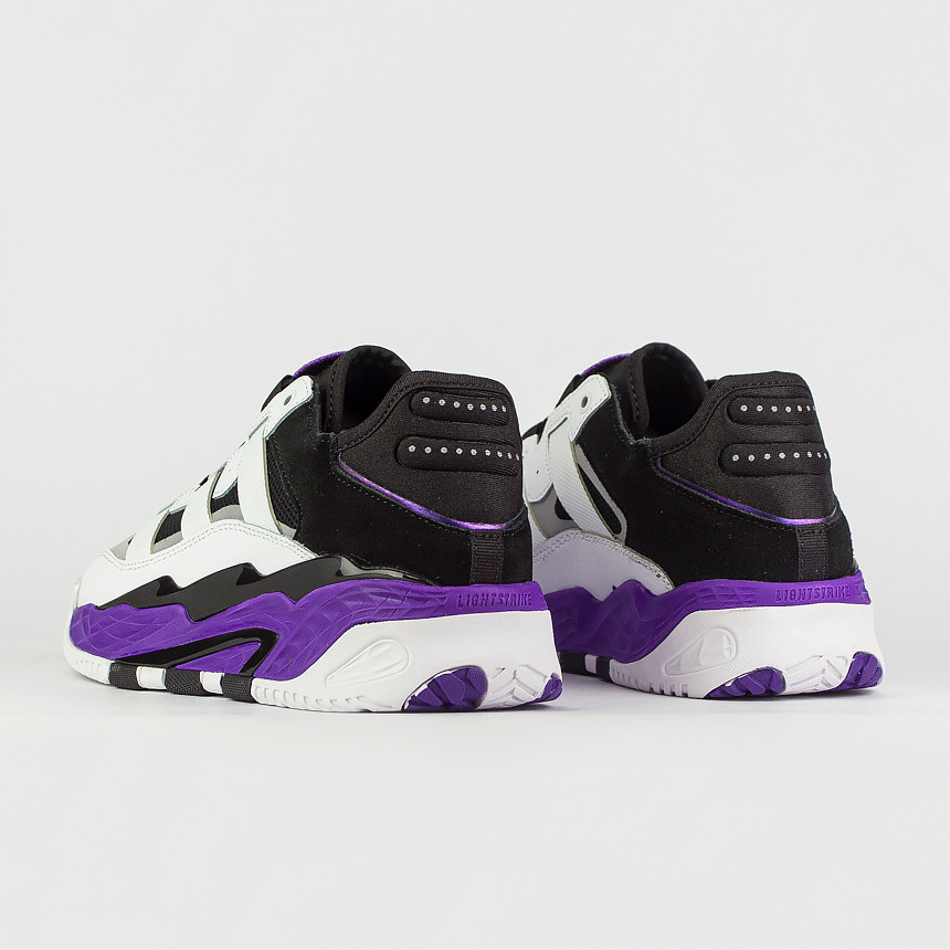 кроссовки Adidas Niteball White / Purple new virt