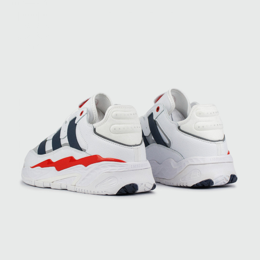 кроссовки Adidas Niteball White / Blue / Red virt