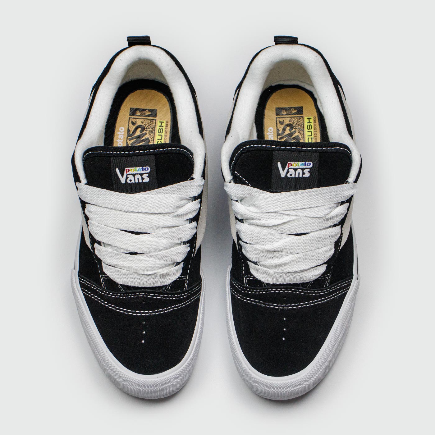 Кеды Vans Knu Skool Black White Wmns