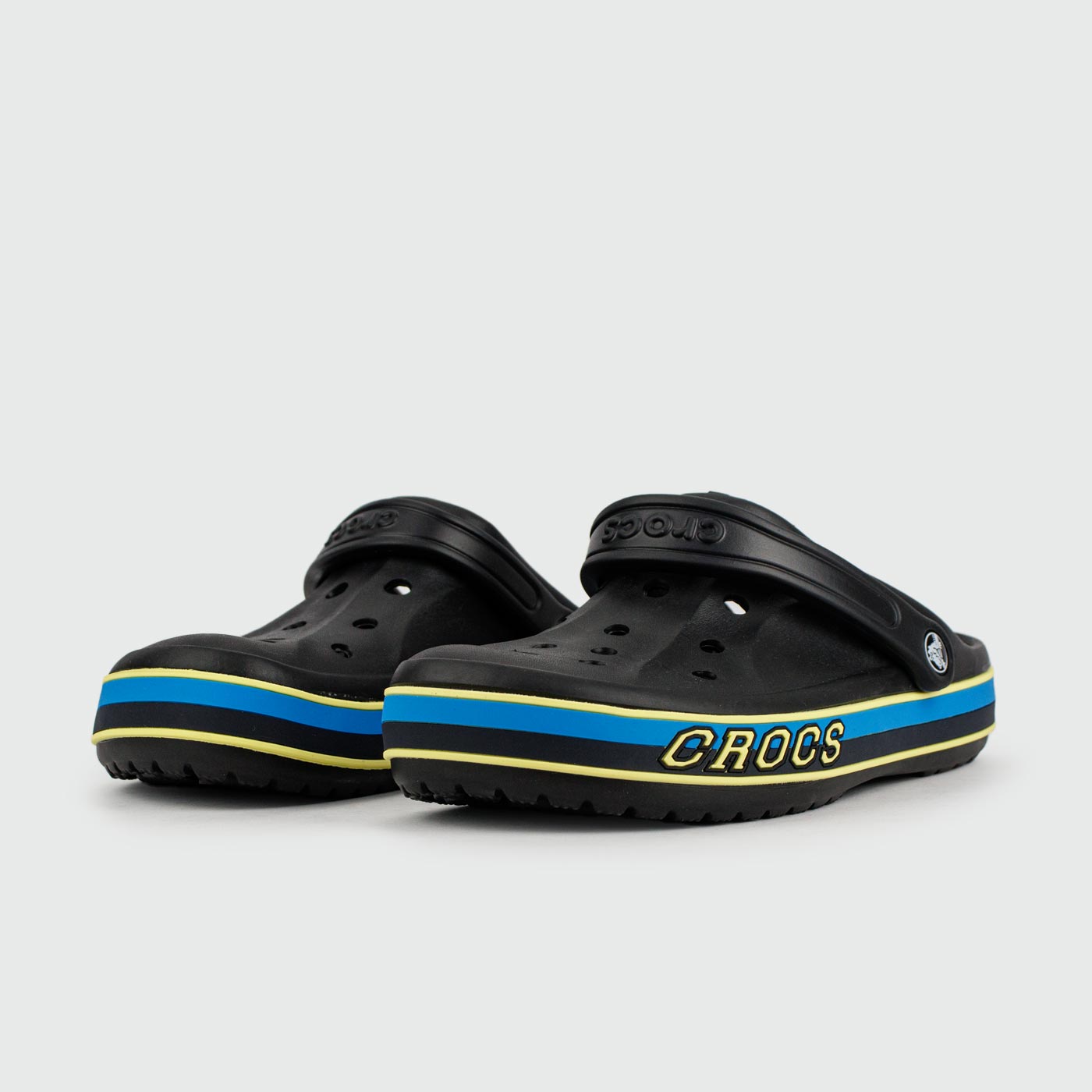 Сабо CROCS Bayaband Cloc Black Blue Lines