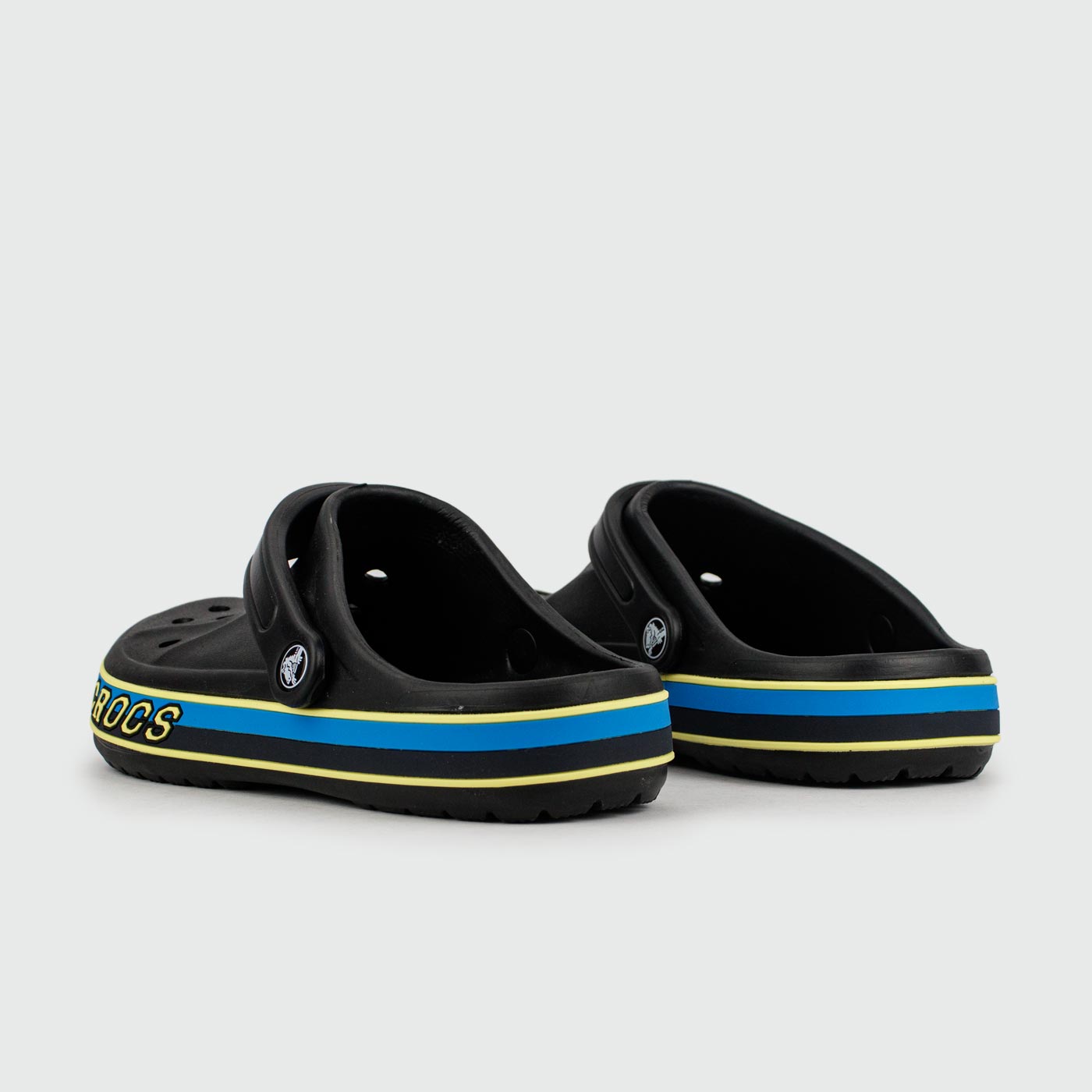 Сабо CROCS Bayaband Cloc Black Blue Lines