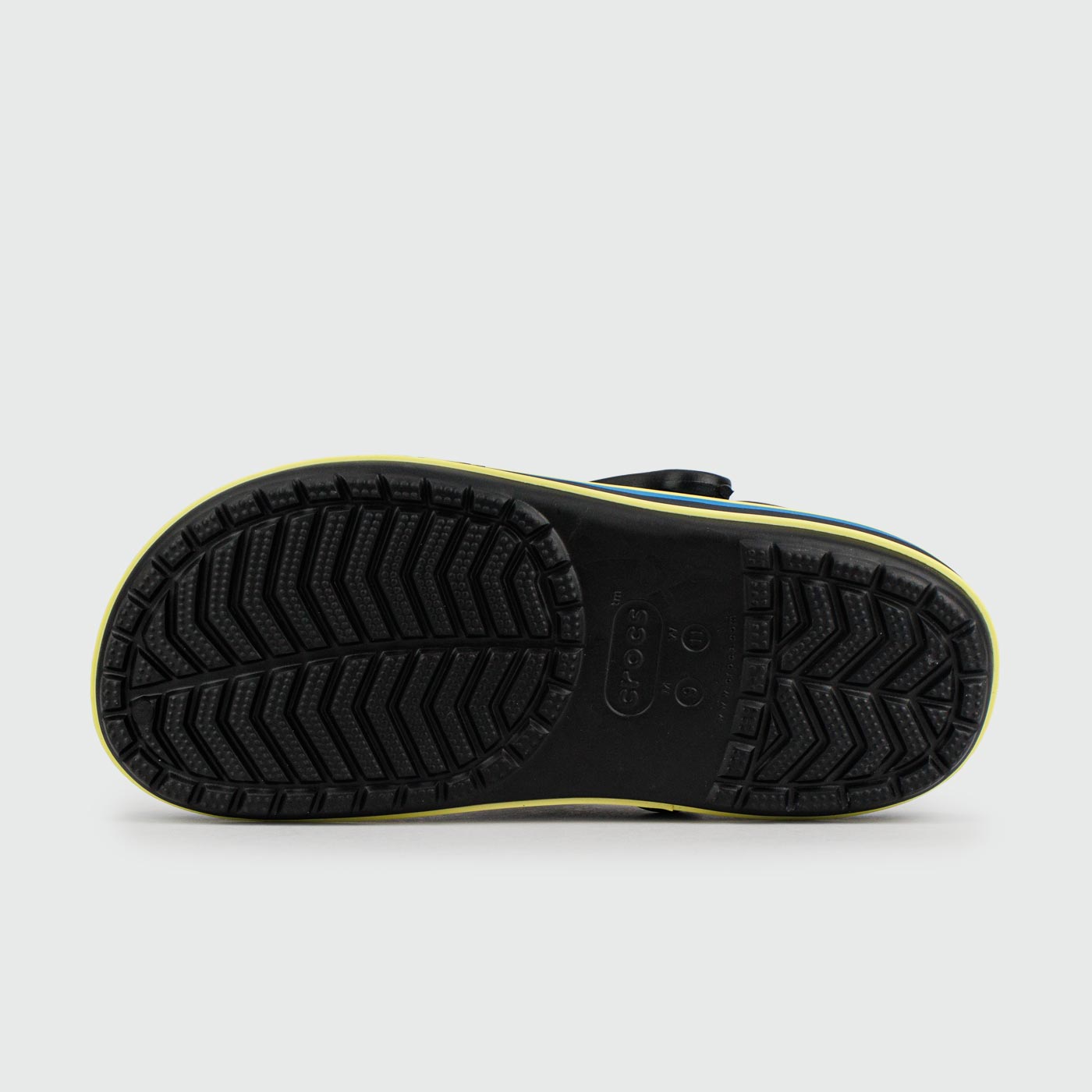 Сабо CROCS Bayaband Cloc Black Blue Lines