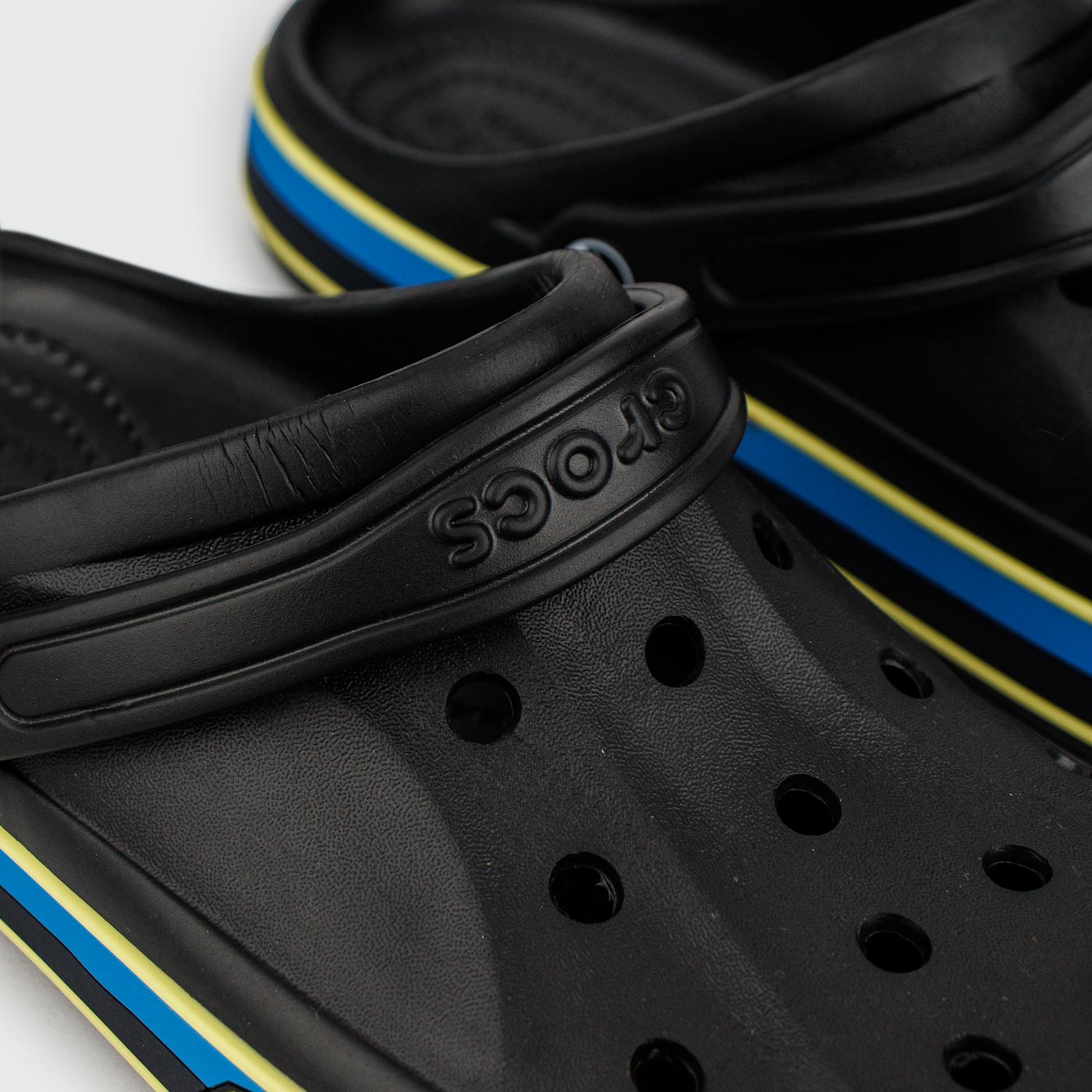 Сабо CROCS Bayaband Cloc Black Blue Lines