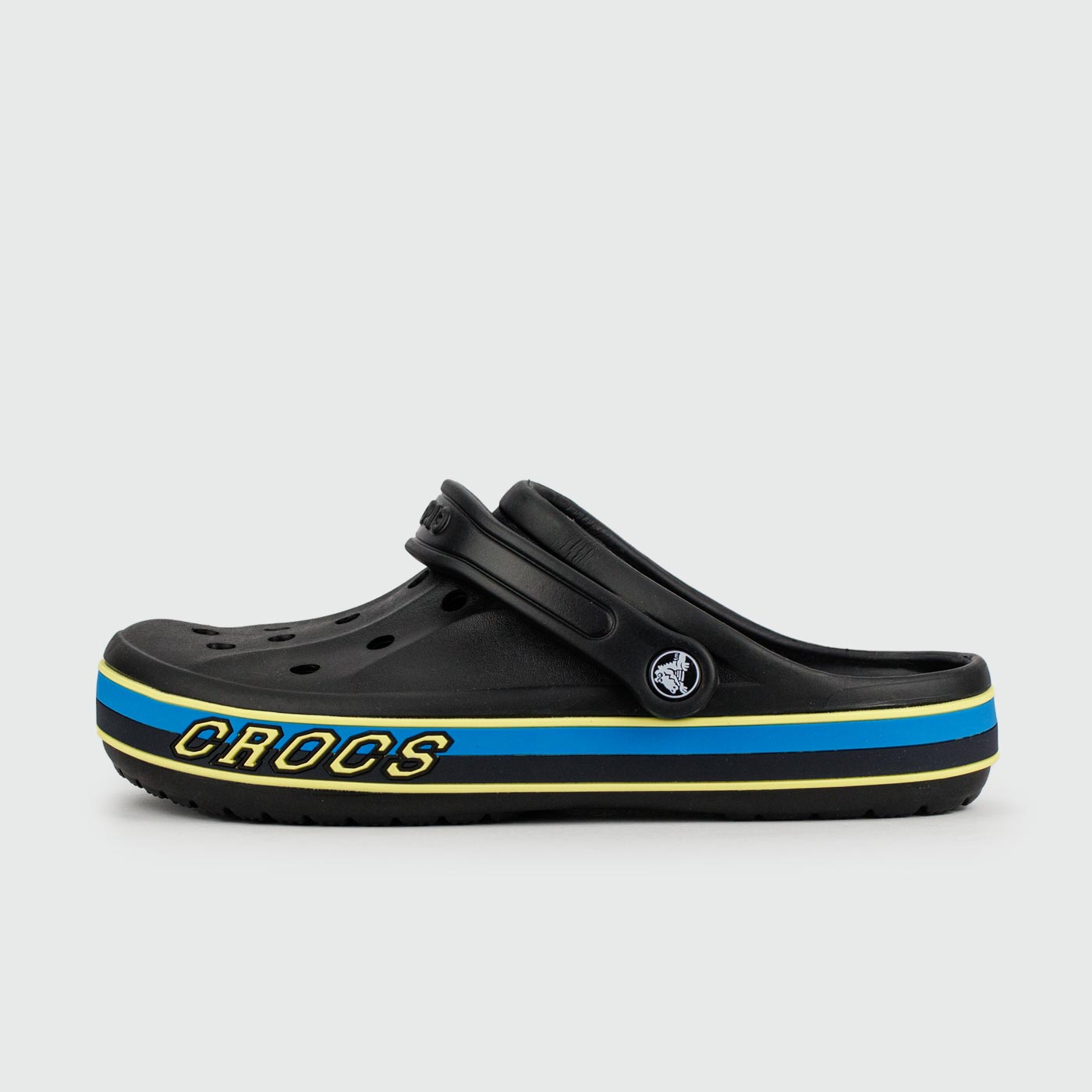 Сабо CROCS Bayaband Cloc Black Blue Lines