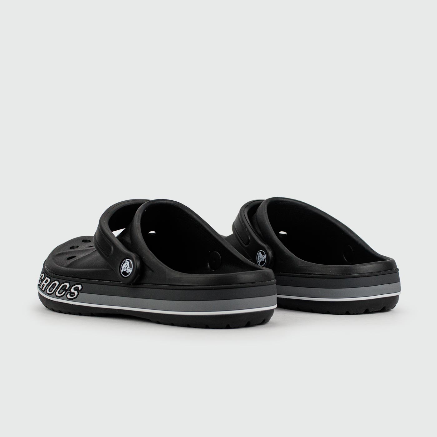 Сабо CROCS Bayaband Cloc Black Grey Lines