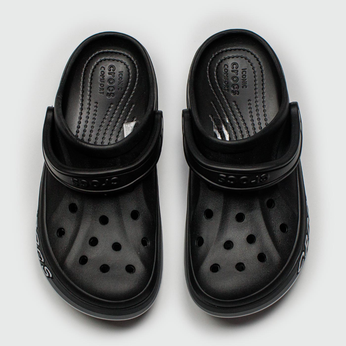 Сабо CROCS Bayaband Cloc Black Grey Lines