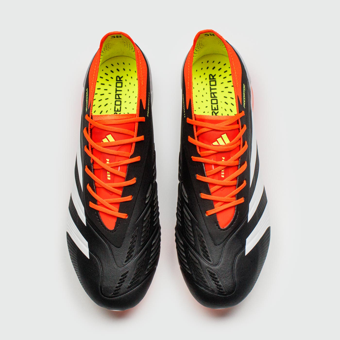 Бутсы Adidas Predator Elite FG Black Orange