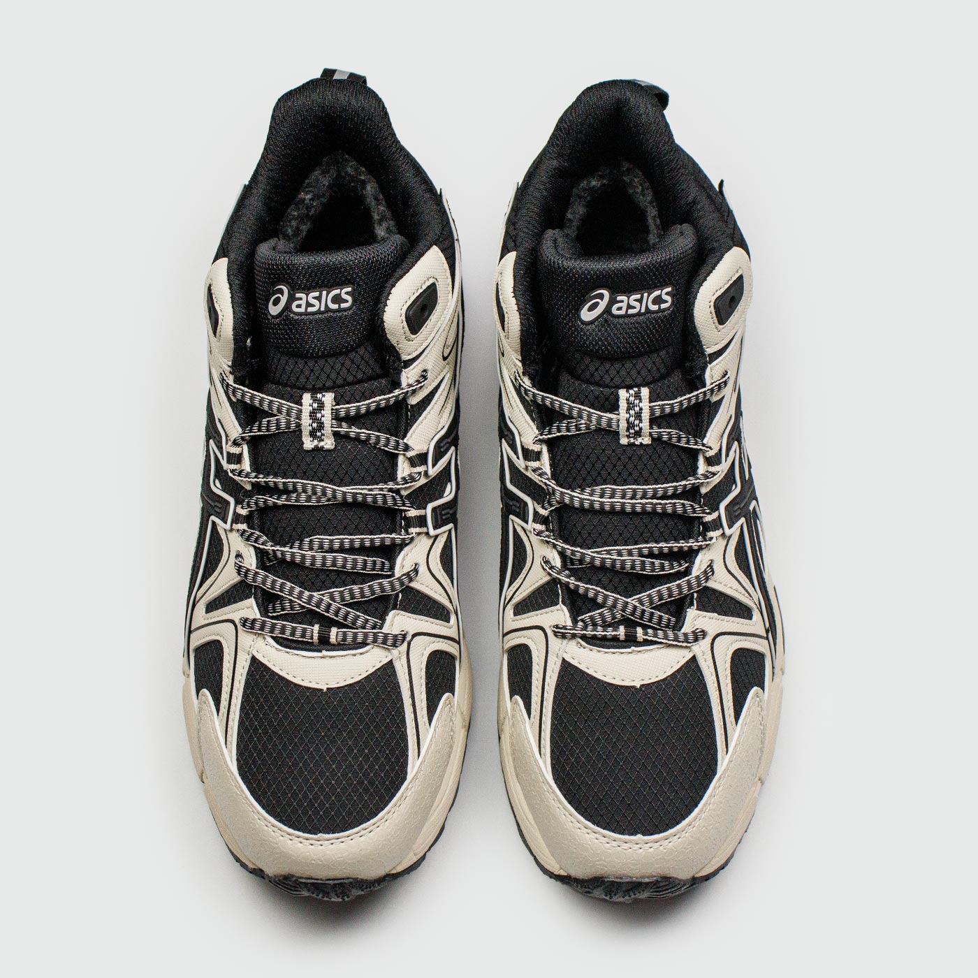 Кроссовки Asics Gel-Kahana 8 Mid White Black with Fur