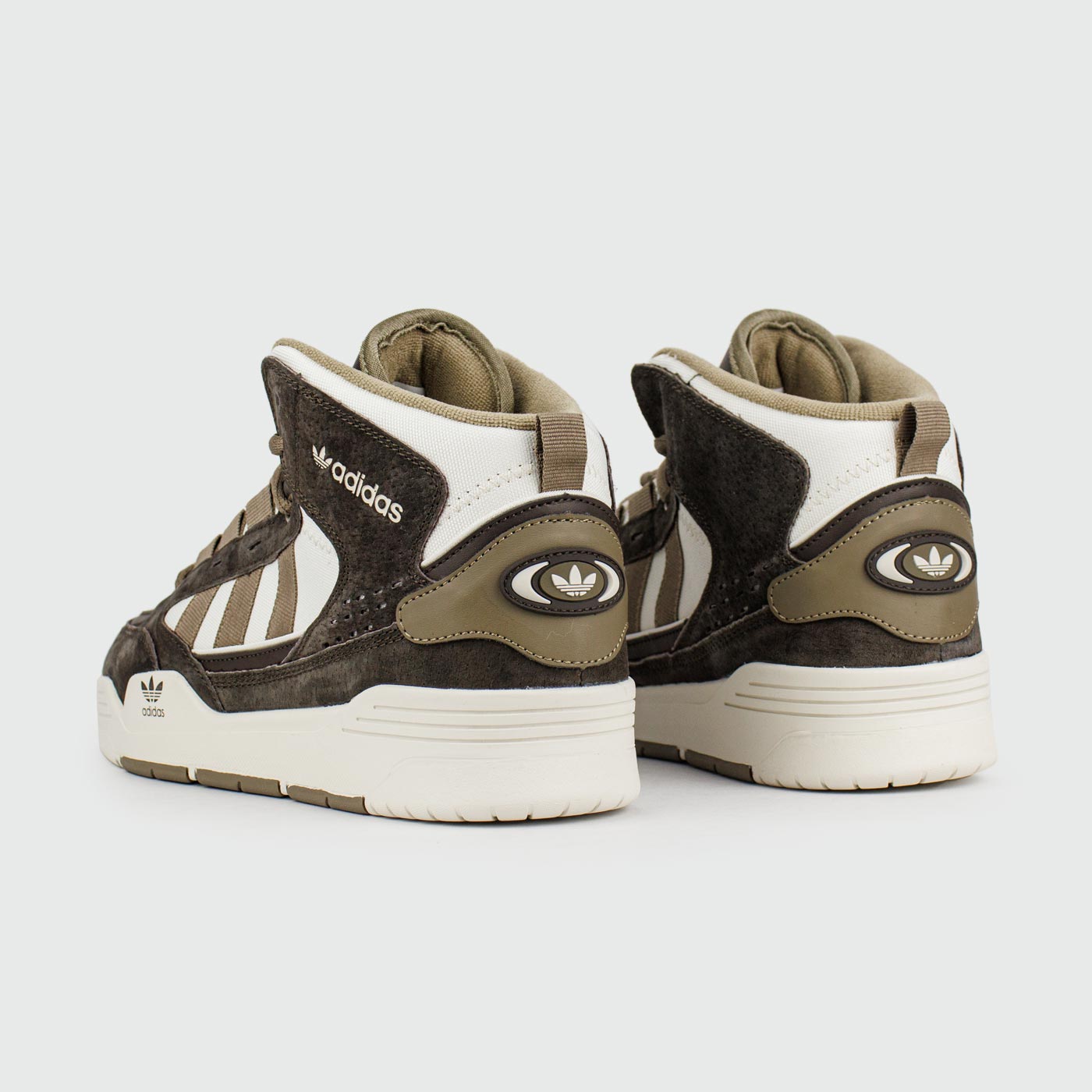 Кроссовки Adidas ADI2000 Mid Brown White with Fur