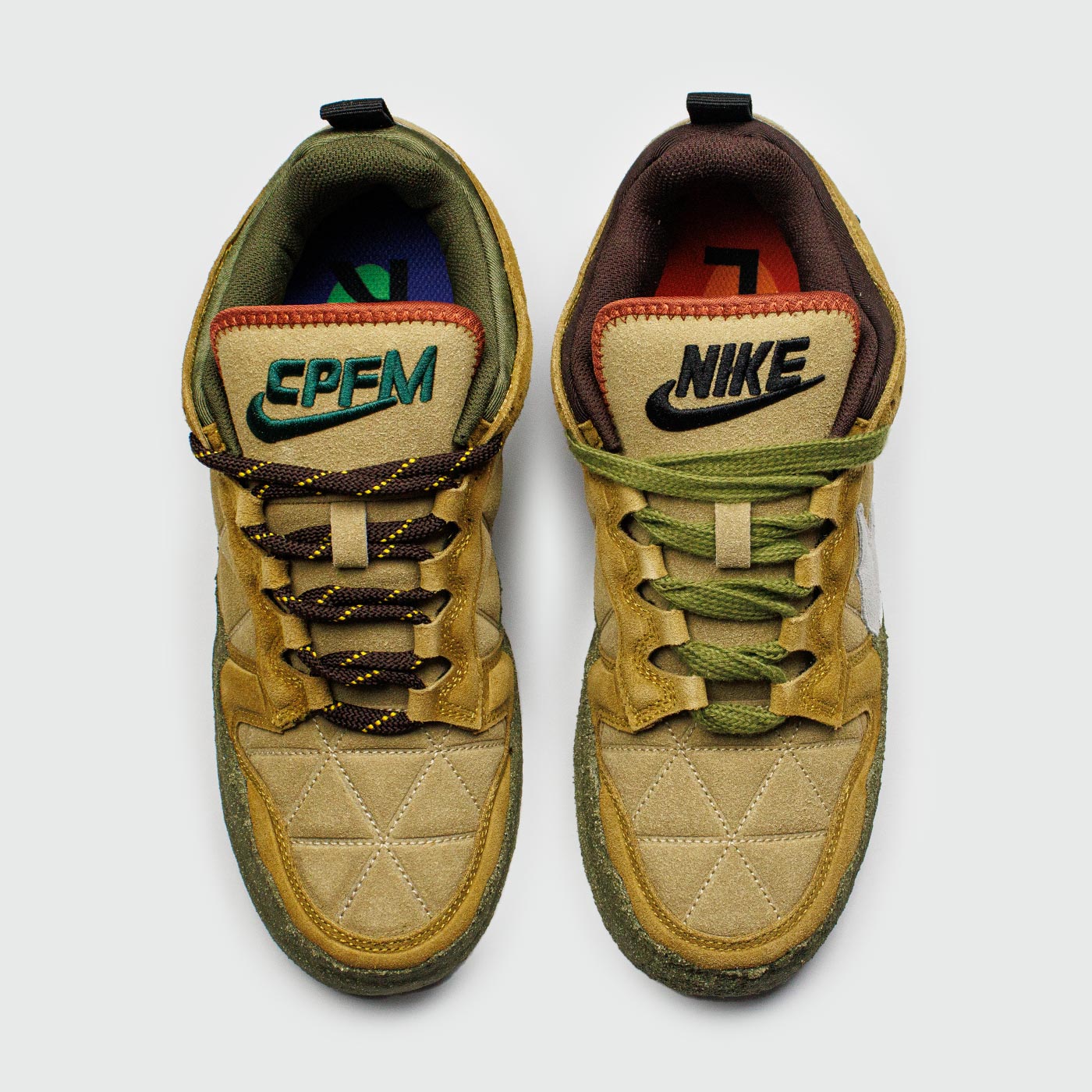 Кроссовки Nike x CPFM Dunk Mid Desert Olive